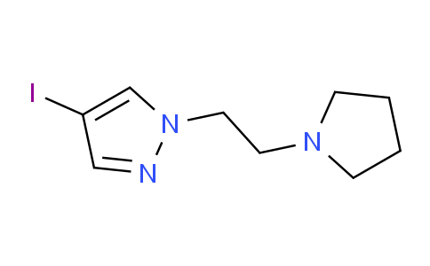CAS No. 875798-85-9, 4-Iodo-1-(2-(pyrrolidin-1-yl)ethyl)-1H-pyrazole