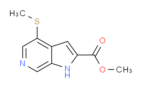 CAS No. 871583-22-1, Methyl 4-(methylthio)-1H-pyrrolo[2,3-c]pyridine-2-carboxylate