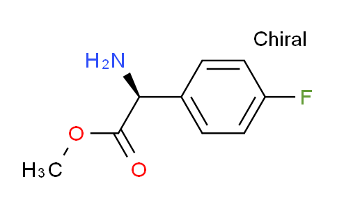 CAS No. 170902-74-6, (S)-Methyl 2-amino-2-(4-fluorophenyl)acetate