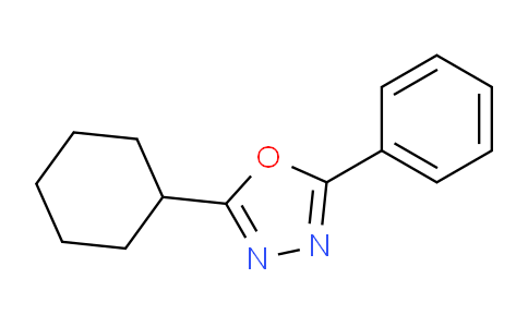 CAS No. 92492-51-8, 2-cyclohexyl-5-phenyl-1,3,4-oxadiazole