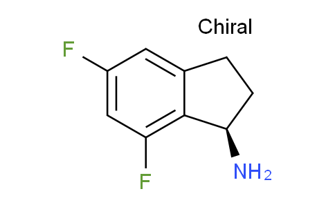CAS No. 1213103-82-2, (R)-5,7-difluoro-2,3-dihydro-1H-inden-1-amine