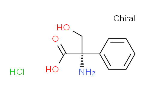 CAS No. 1401226-61-6, (S)-2-amino-3-hydroxy-2-phenylpropanoic acid hydrochloride