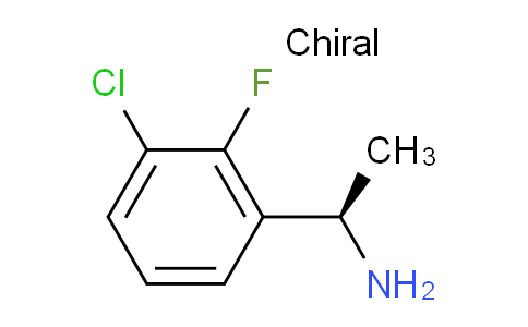 CAS No. 1217449-55-2, (1R)-1-(3-chloro-2-fluorophenyl)ethylamine