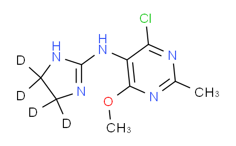 CAS No. 1794811-52-1, 4-chloro-6-methoxy-2-methyl-N-(4,4,5,5-tetradeuterio-1H-imidazol-2-yl)pyrimidin-5-amine