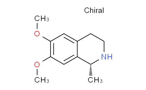 CAS No. 54193-08-7, (R)-6,7-dimethoxy-1-methyl-1,2,3,4-tetrahydroisoquinoline