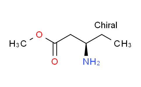 CAS No. 599149-16-3, methyl (R)-3-aminopentanoate