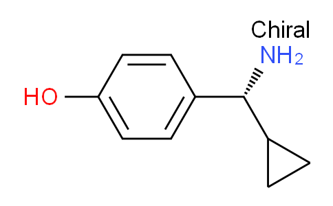 CAS No. 1213917-48-6, (R)-4-(amino(cyclopropyl)methyl)phenol