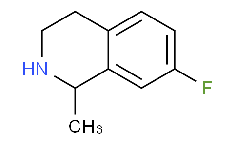 CAS No. 249624-75-7, 1,2,3,4-tetrahydro-1- methyl-7-fluoroisoquinoline