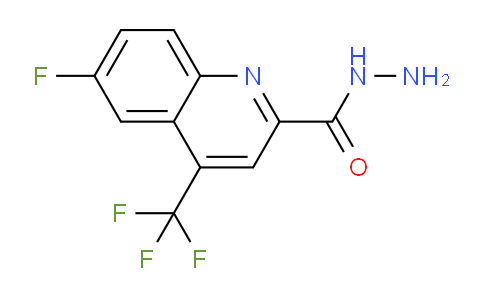 CAS No. 1116339-62-8, 6-Fluoro-4-(trifluoromethyl)quinoline-2-carbohydrazide