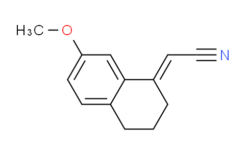 CAS No. 127299-26-7, (E)-2-(7-methoxy-3,4-dihydronaphthalen-1(2H)-ylidene)acetonitrile