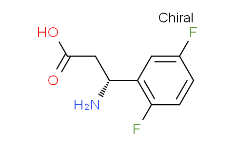 CAS No. 1228561-26-9, (R)-3-amino-3-(2,5-difluorophenyl)propanoic acid