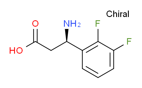 CAS No. 1228571-43-4, (R)-3-amino-3-(2,3-difluorophenyl)propanoic acid