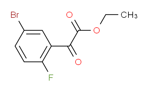 CAS No. 668969-68-4, Ethyl 2-(5-bromo-2-fluorophenyl)-2-oxoacetate