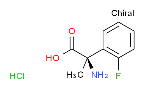 CAS No. 1213572-60-1, (R)-2-amino-2-(2-fluorophenyl)propanoic acid hydrochloride