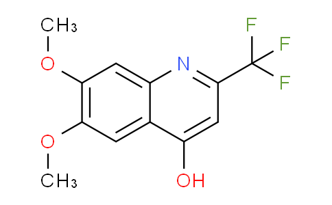 CAS No. 41192-83-0, 6,7-Dimethoxy-2-trifluoromethyl-quinolin-4-ol