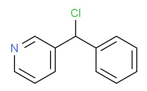 CAS No. 38608-51-4, 3-(Chloro(phenyl)methyl)pyridine
