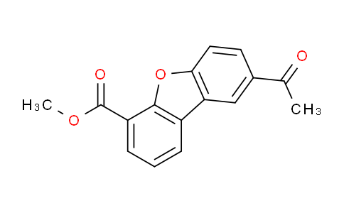 CAS No. 854395-64-5, 8-acetyl-dibenzofuran-4-carboxylic acid methyl ester