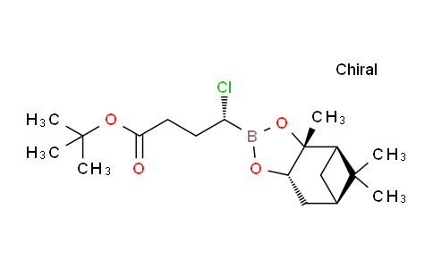 CAS No. 852509-16-1, (R)-4-Chloro-4-((1R,2R,6S,8R)-2,9,9-trimethyl-3,5-dioxa-4-bora-tricyclo[6.1.1.02,6]dec-4-yl)-butyric acid tert-butyl ester
