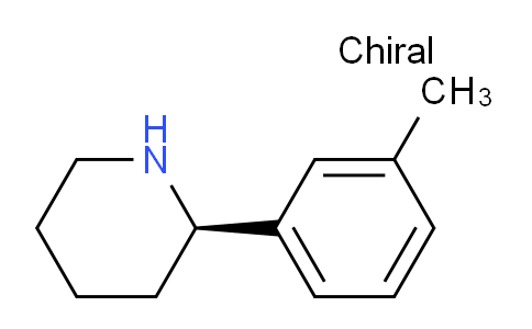 CAS No. 1228561-87-2, (R)-2-(m-tolyl)piperidine