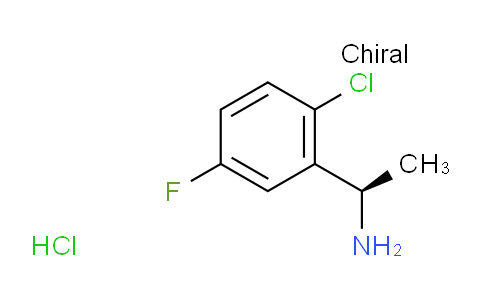 CAS No. 1217456-32-0, (R)-1-(2-Chloro-5-fluorophenyl)ethanamine hydrochloride
