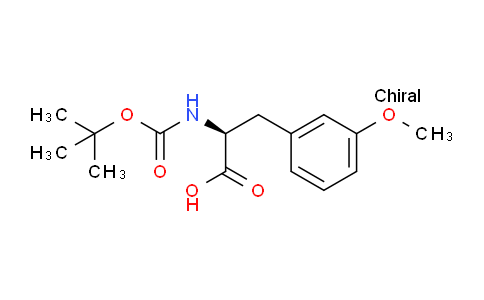 CAS No. 261360-71-8, (S)-2-((tert-Butoxycarbonyl)amino)-3-(3-methoxyphenyl)propanoic acid
