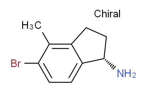 CAS No. 903630-39-7, (S)-5-Bromo-4-methyl-2,3-dihydro-1H-inden-1-amine