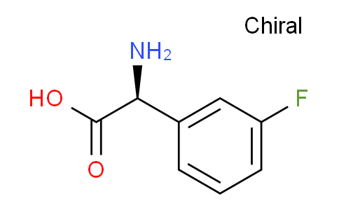 CAS No. 154006-66-3, (S)-2-Amino-2-(3-fluorophenyl)acetic acid
