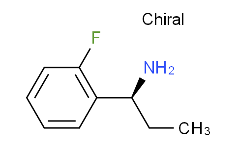 CAS No. 1075715-56-8, (S)-1-(2-Fluorophenyl)propan-1-amine