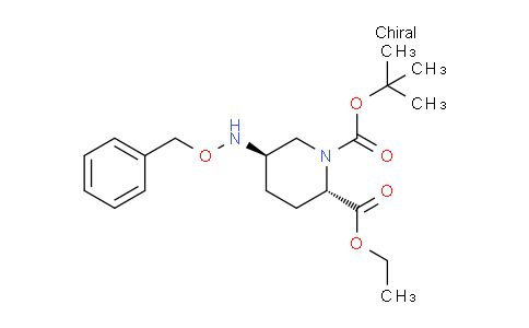 CAS No. 1463501-46-3, (2S,5R)-1-tert-butyl 2-ethyl 5-((benzyloxy)amino)piperidine-1,2-dicarboxylate