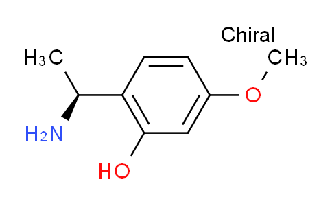 CAS No. 1228553-89-6, (S)-2-(1-Aminoethyl)-5-methoxyphenol