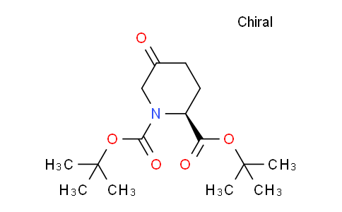 CAS No. 1253856-41-5, Di-tert-butyl (S)-5-oxopiperidine-1,2-dicarboxylate