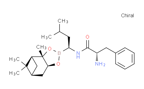 CAS No. 1155425-68-5, N-{(1S)-3-methyl-1-[(3aS,4S,6S,7aS)-3a,5,5-trimethylhexahydro-4,6-methano-1,3,2-benzodioxaborol-2-yl]butyl}phenylalanine amide