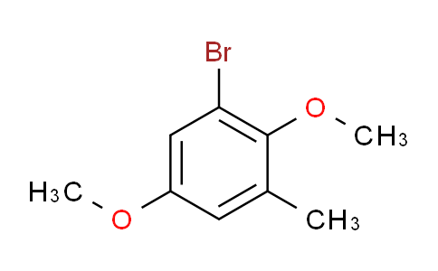 CAS No. 13523-12-1, 1-bromo-2,5-dimethoxy-3-methylbenzene