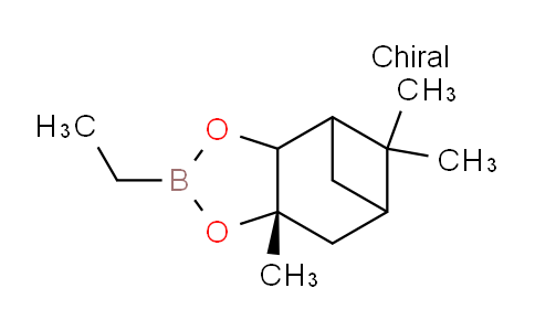 CAS No. 98541-37-8, (7aS)-2-ethyl-5,5,7a-trimethylhexahydro-4,6-methanobenzo[d][1,3,2]dioxaborole