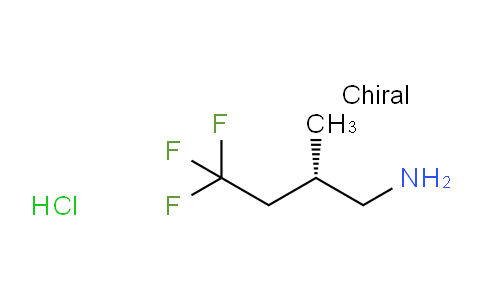 CAS No. 155953-65-4, (S)-4,4,4-trifluoro-2-methylbutan-1-amine hydrochloride