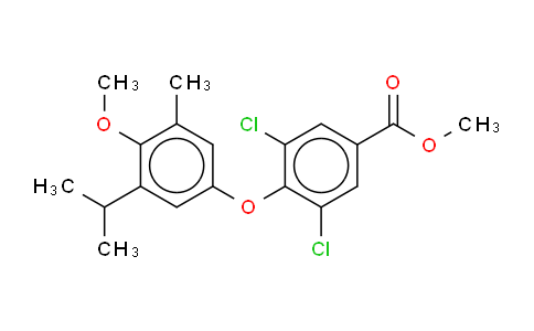 CAS No. 649725-23-5, methyl [3,5-dichloro-4-(3-isopropyl-4-methoxy-5-methylphenoxy)]benzoate