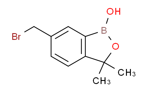 CAS No. 1437051-65-4, 6-(Bromomethyl)-3,3-dimethylbenzo[c][1,2]oxaborol-1(3H)-ol