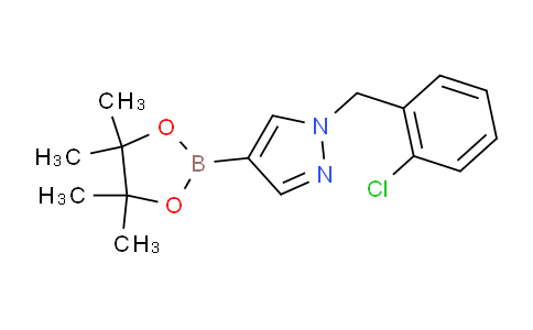 CAS No. 1430750-66-5, 1-(2-Chlorobenzyl)-4-(4,4,5,5-tetramethyl-1,3,2-dioxaborolan-2-yl)-1H-pyrazole