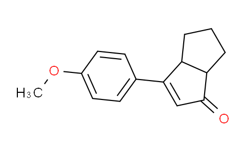 CAS No. 1104635-00-8, 3-(4-methoxyphenyl)-4,5,6,6a-tetrahydropentalen-1(3aH)-one