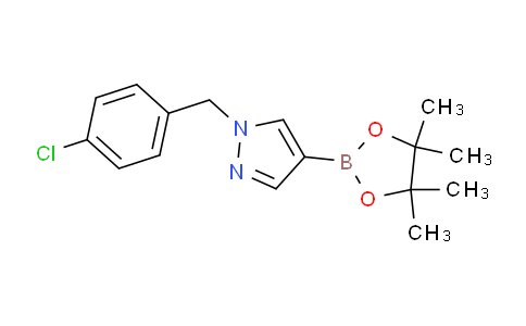 CAS No. 1430750-51-8, 1-(4-Chlorobenzyl)-4-(4,4,5,5-tetramethyl-1,3,2-dioxaborolan-2-yl)-1H-pyrazole