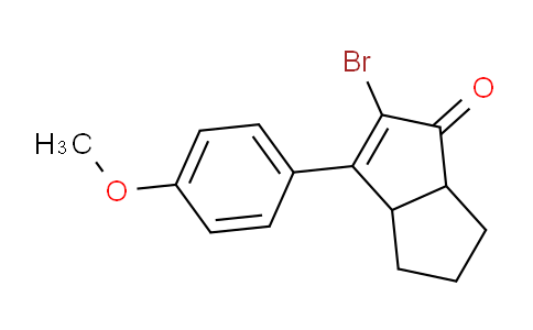CAS No. 1104635-01-9, 2-bromo-3-(4-methoxyphenyl)-4,5,6,6a-tetrahydropentalen-1(3aH)-one