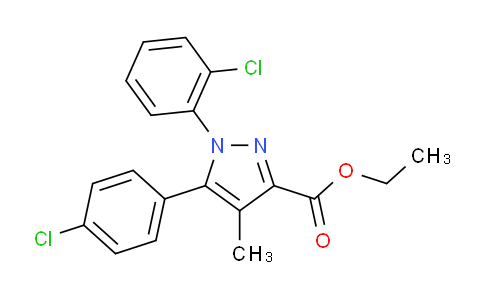 681178-99-4 | ethyl 1-(2-chlorophenyl)-5-(4-chlorophenyl)-4-methyl-1H-pyrazole-3-carboxylate