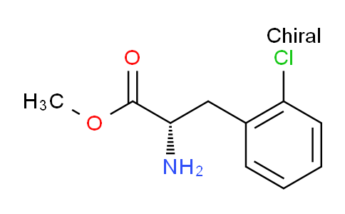 CAS No. 760939-41-1, methyl (S)-2-amino-3-(2-chlorophenyl)propanoate