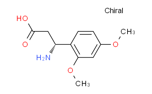 CAS No. 951174-47-3, (R)-3-amino-3-(2,4-dimethoxyphenyl)propanoic acid
