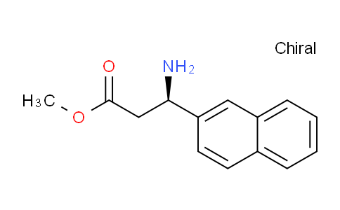 CAS No. 886061-25-2, methyl (R)-3-amino-3-(naphthalen-2-yl)propanoate
