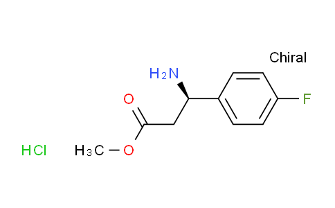 CAS No. 1217977-33-7, R-Methyl 3-amino-3-(4-fluorophenyl)propanoate hydrochloride