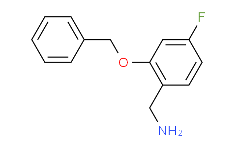 CAS No. 696589-05-6, (2-(benzyloxy)-4-fluorophenyl)methanamine