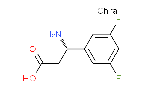 CAS No. 1241679-50-4, (3S)-3-amino-3-(3,5-difluorophenyl)propanoic acid