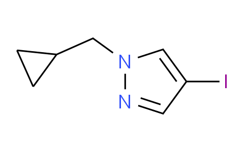 CAS No. 1340571-52-9, 1-(Cyclopropylmethyl)-4-iodo-1H-pyrazole