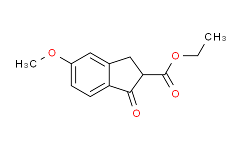 CAS No. 16425-82-4, ethyl 5-methoxy-1-oxo-2,3-dihydro-1H-indene-2-carboxylate